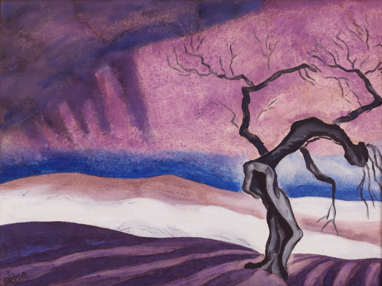 Smrt, 1926. od Oscar Bluemner