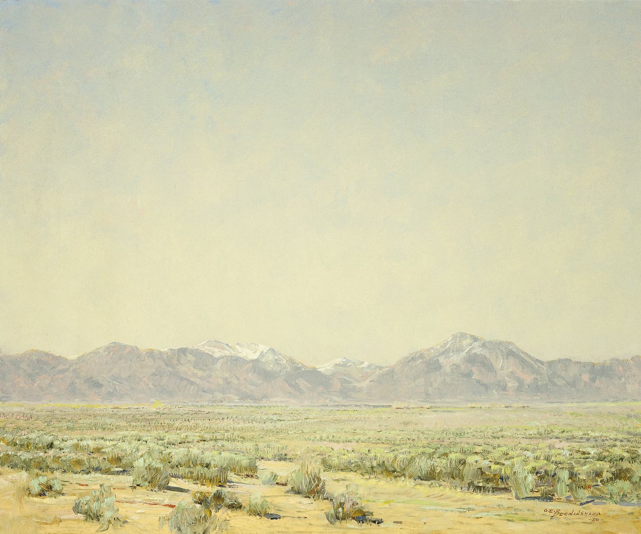 Údolí Taos od Oscar Edward Berninghaus
