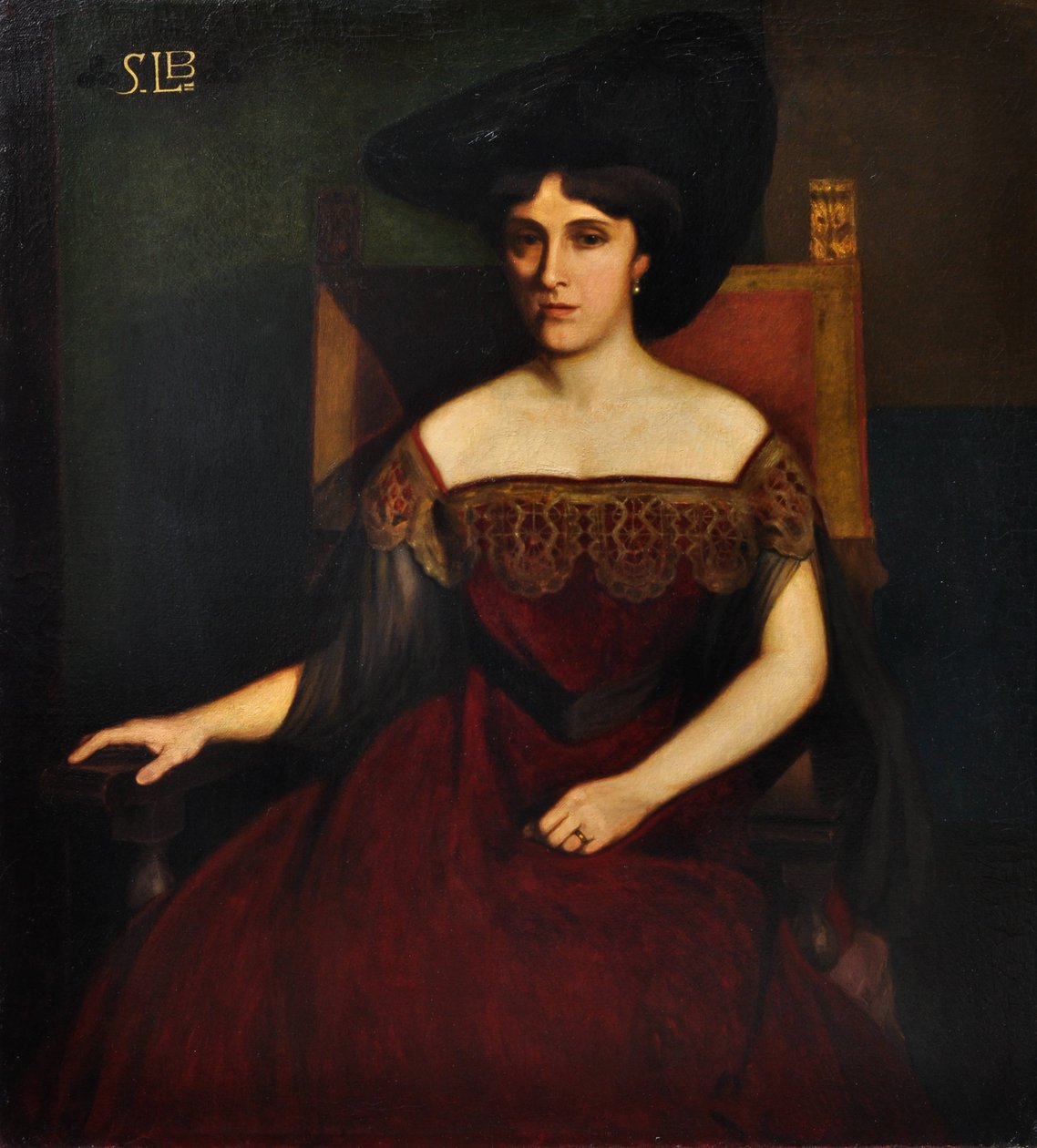 Portrét Silvie Levi Bondi od Oscar Ghiglia
