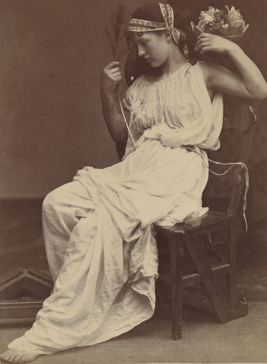 Flora Contemplating Vanity, 1860. od Oscar Gustav Rejlander
