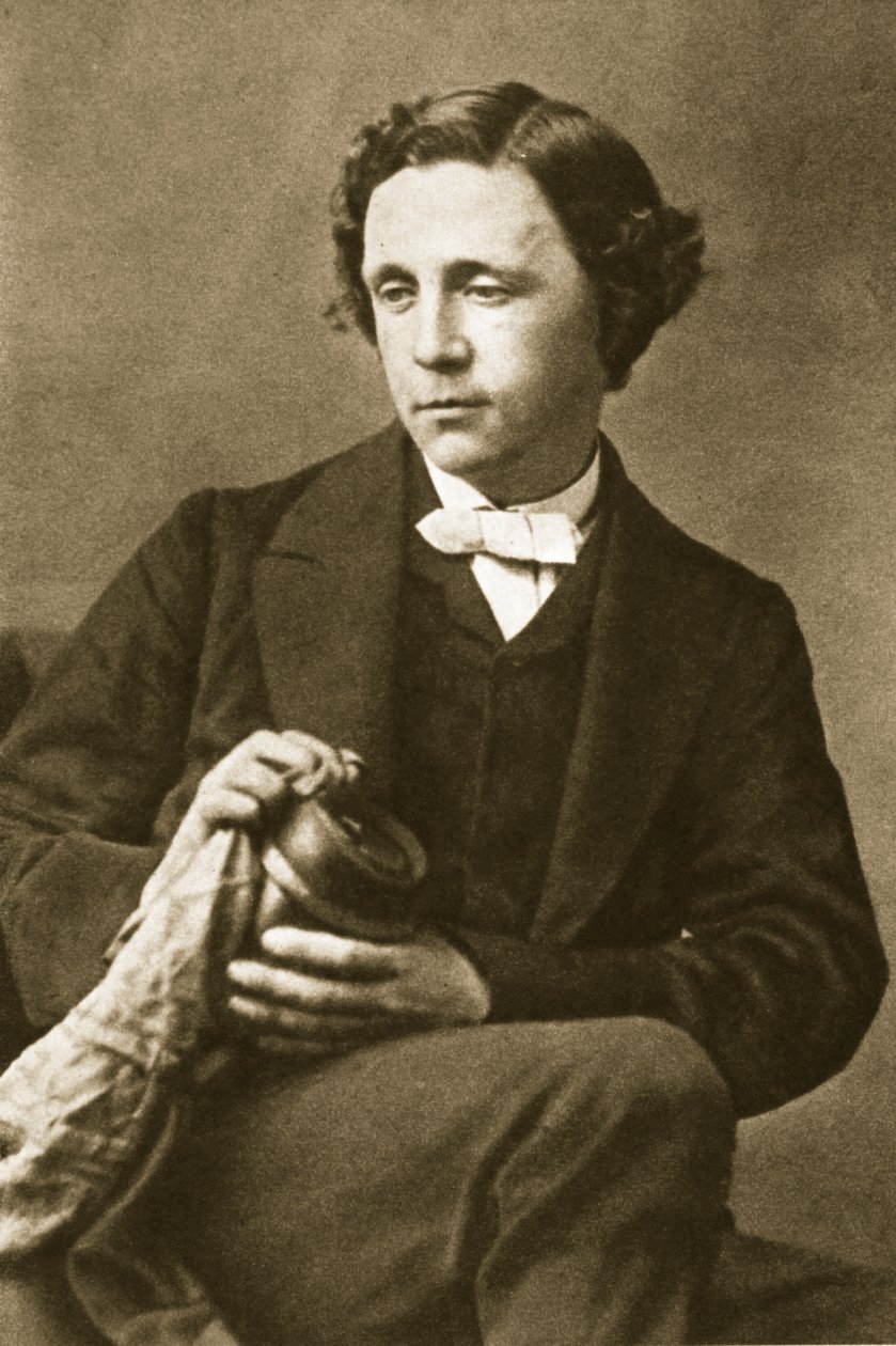 Portrét Lewise Carrolla, 28. března 1863 (sépiová fotografie) od Oscar Gustav Rejlander