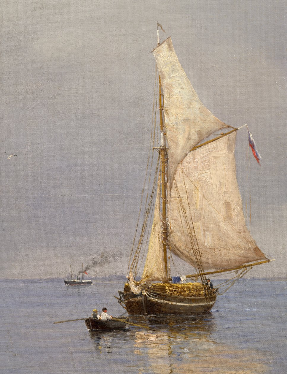 Letní volný přístav od Oscara Kleineha (1846-1919), Finsko od Oscar Kleineh