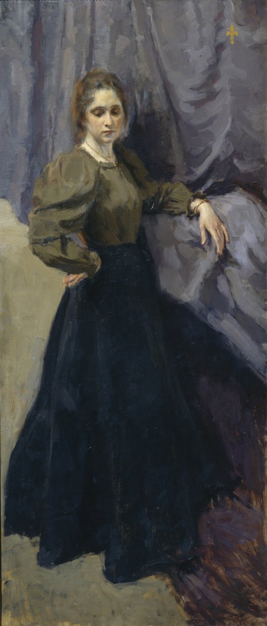 Portrét malířky Jelizavety Martynové 1868-1905, 1896 od Osip Emmanuilovich Braz
