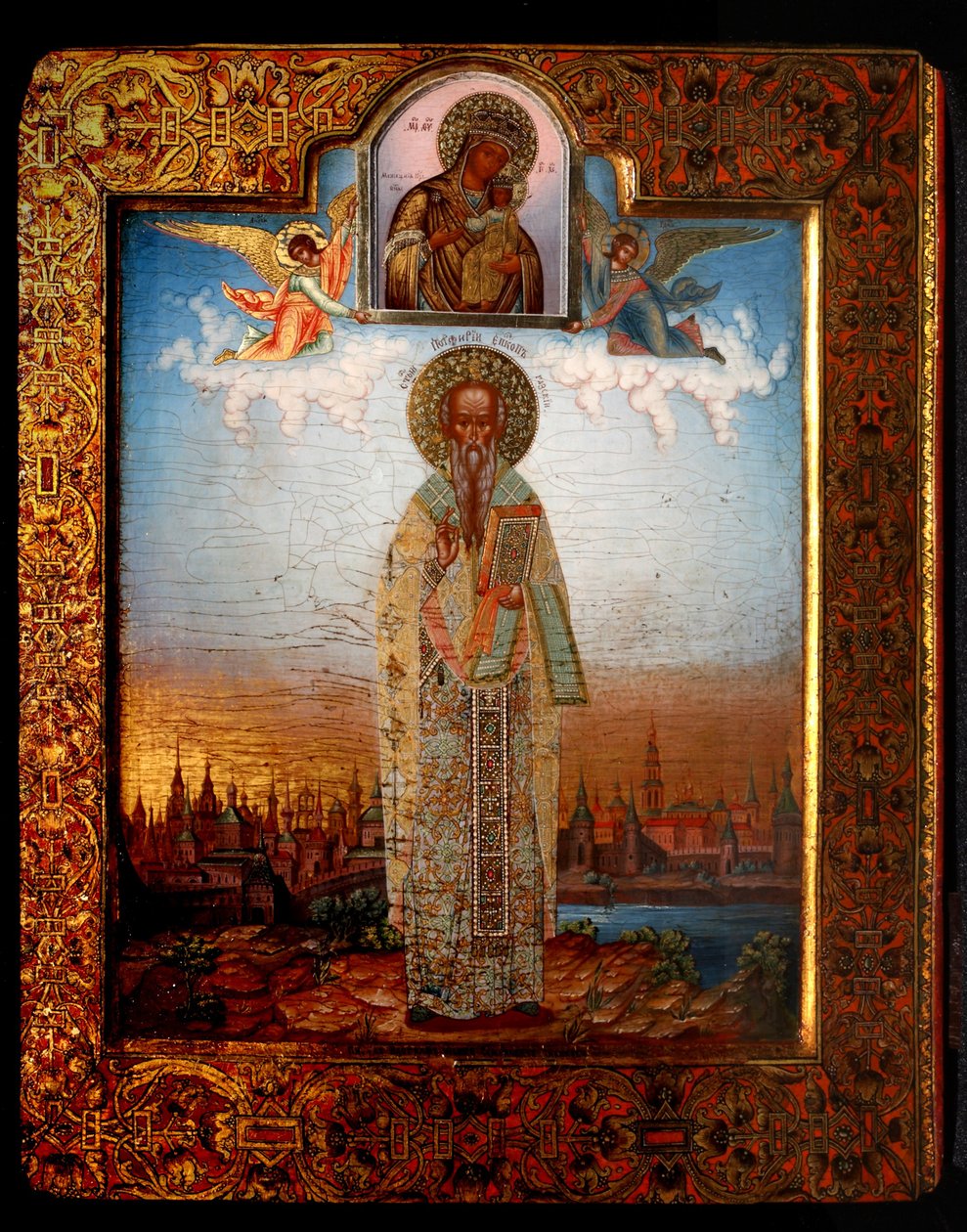 Svatý Porfyrios z Gazy, konec 19. století. od Osip Semionovich Chirikov