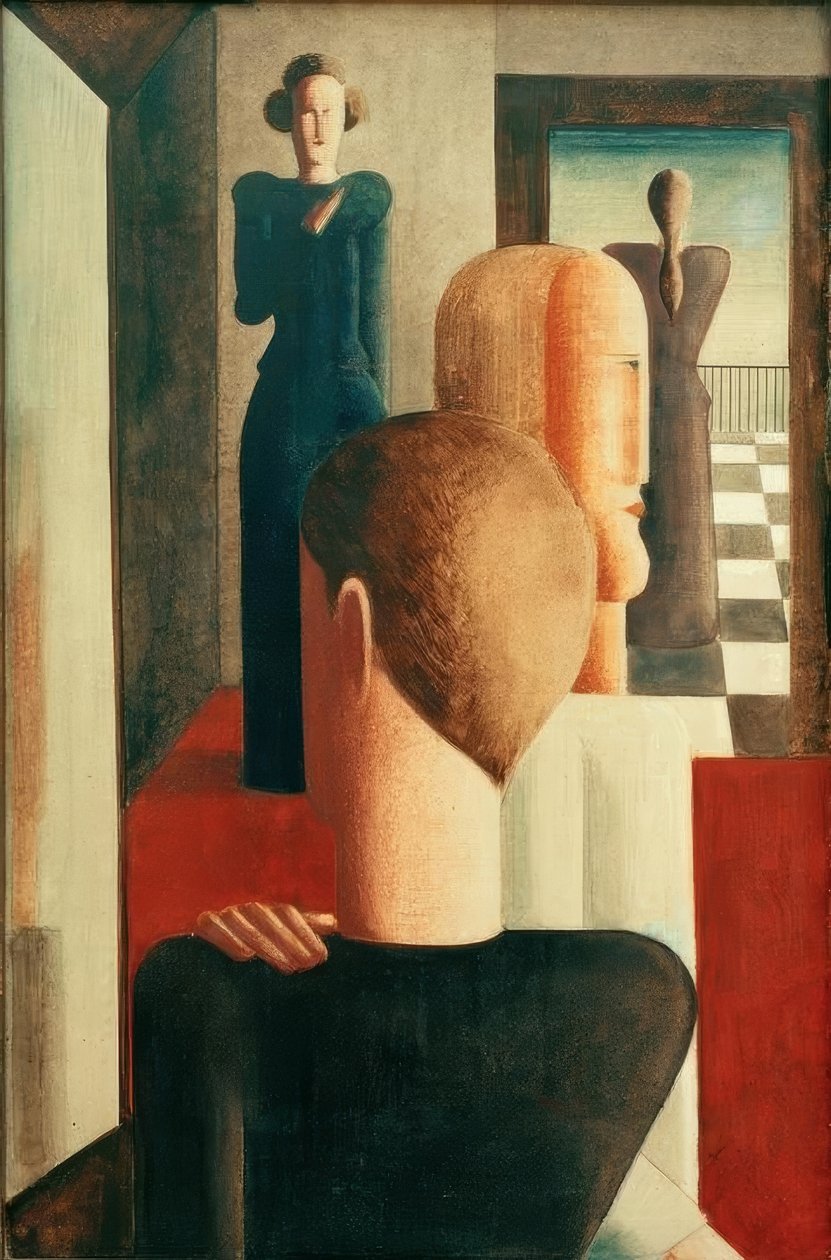 Pět postav v jedné místnosti (Roman) od Oskar Schlemmer