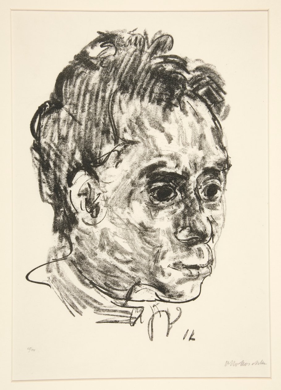 Portrét Waltera Hasenclevera od Oskar Kokoschka