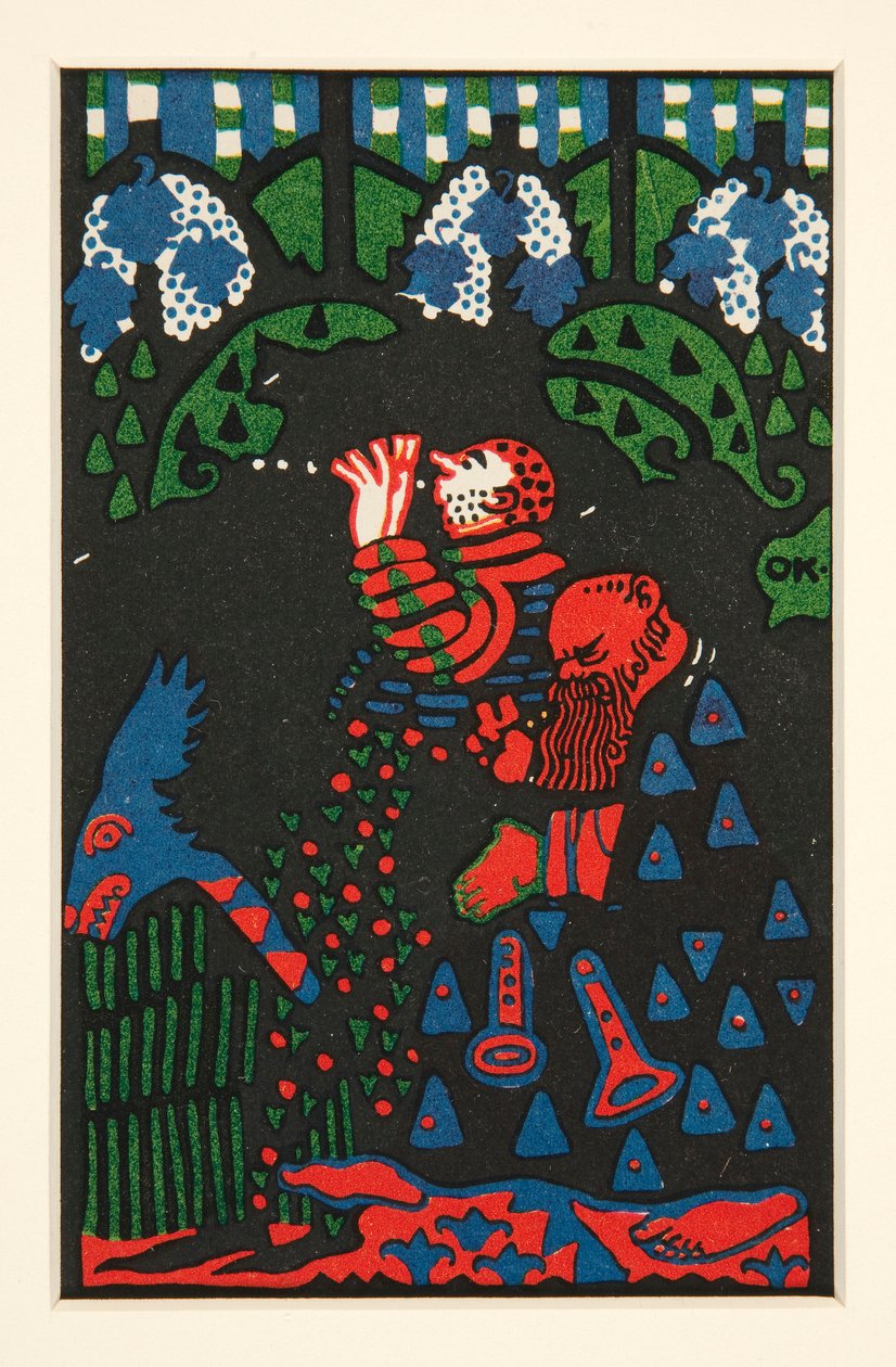 Dva hudebníci od Oskar Kokoschka