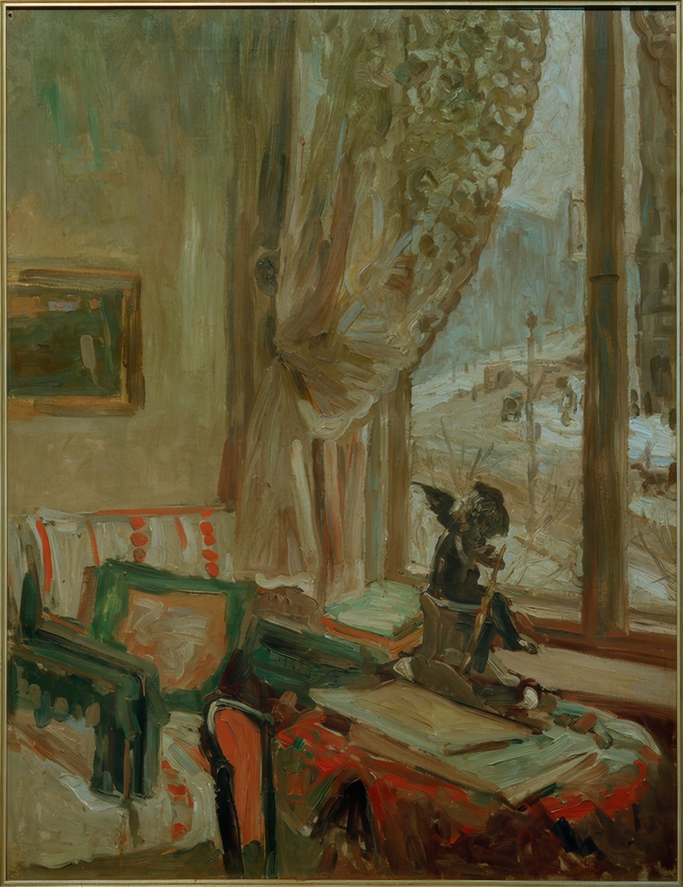 Pohled na Romanisches Haus, Berlín od Oskar Moll