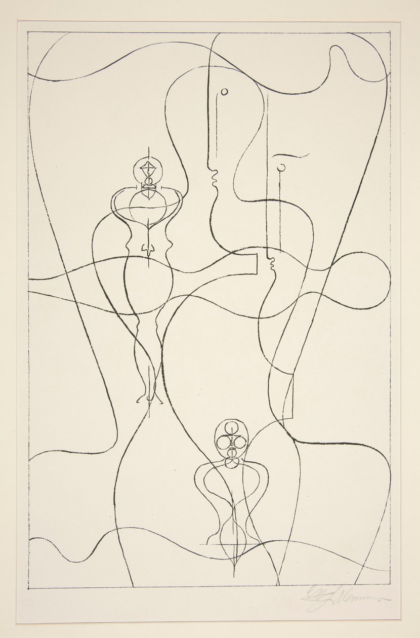 Abstrakce od Oskar Schlemmer