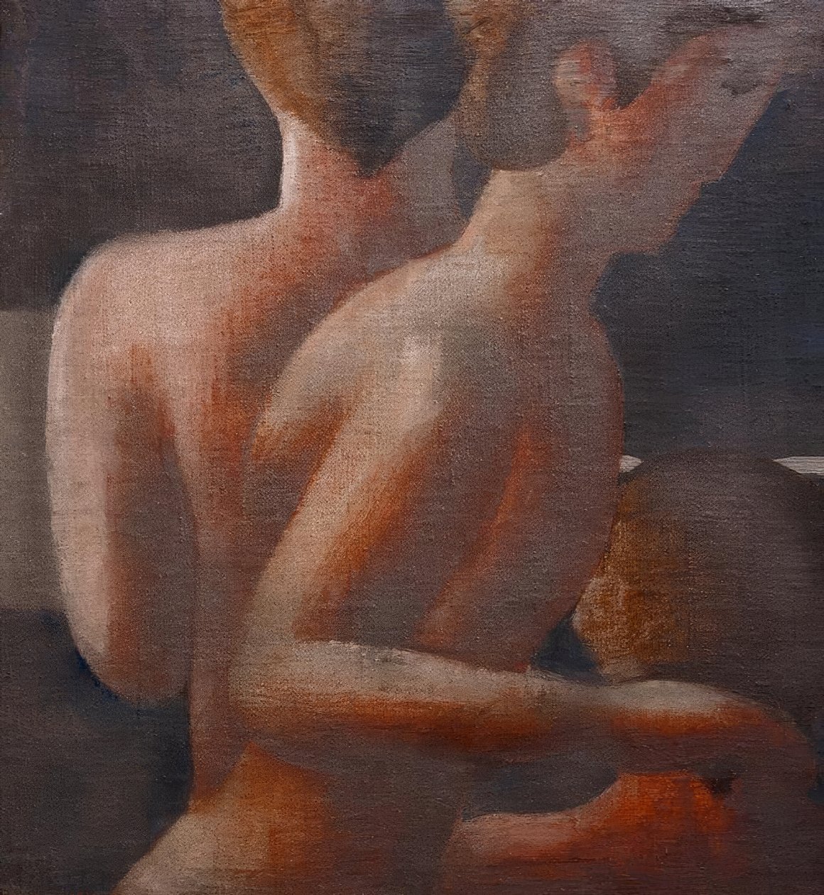 Tři akty, stříbrný vlys III od Oskar Schlemmer
