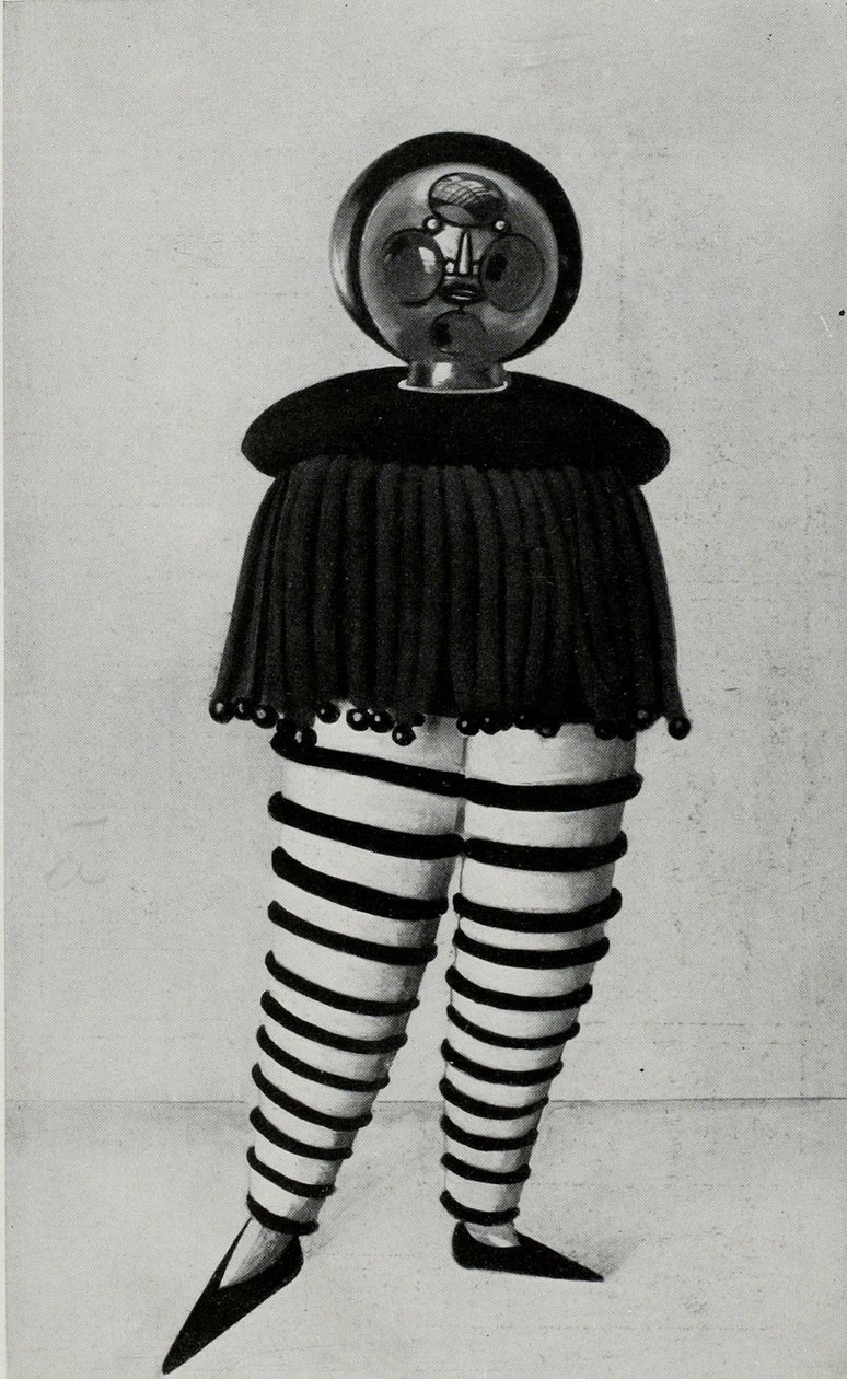 Z jeviště v Bauhausu Jeviště v Bauhausu, 1925. od Oskar Schlemmer