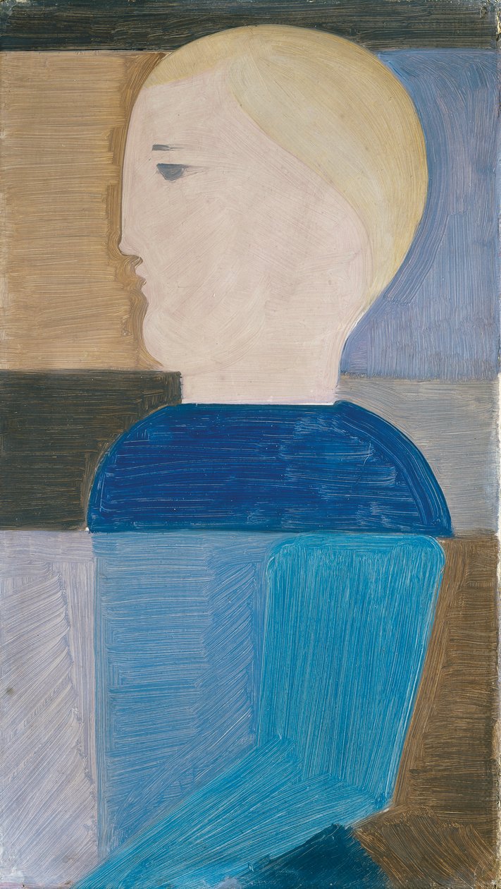 Halbfigur nach links gewandt od Oskar Schlemmer