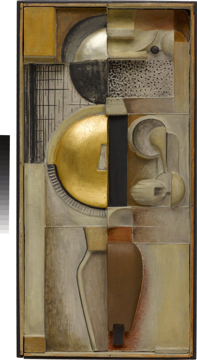 Relief JG in Bronze od Oskar Schlemmer