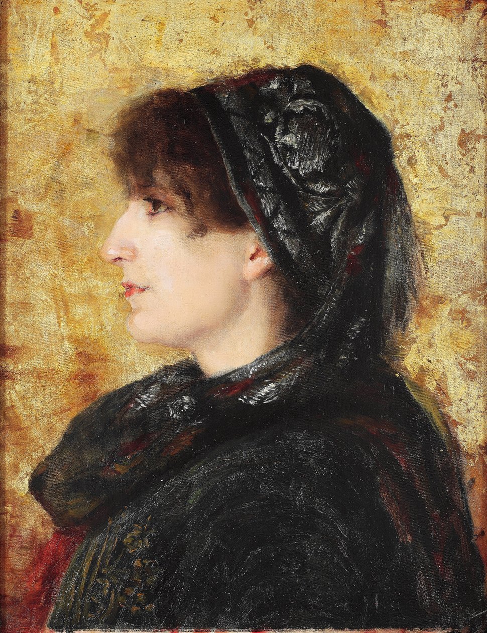 Naile Hanım Portresi , Portrét Naile Hanımové od Osman Hamdi Bey