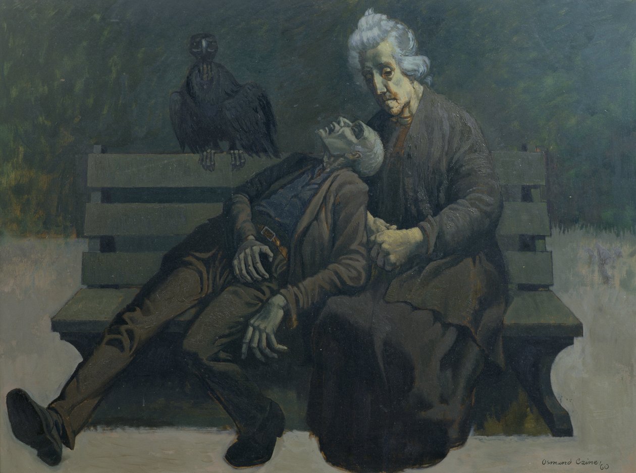 Lavička v Paříži, 1960 od Osmund Caine