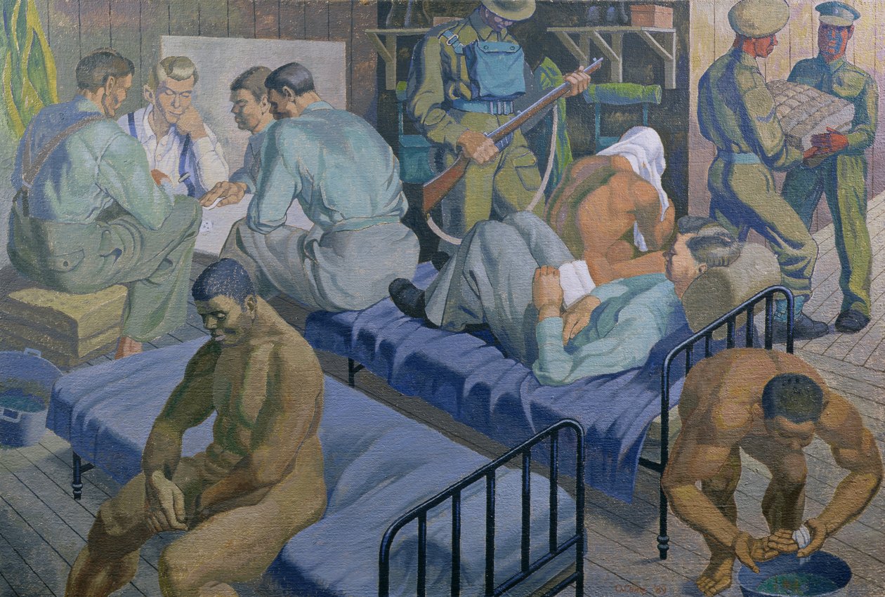 V kasárnách, 1989 od Osmund Caine