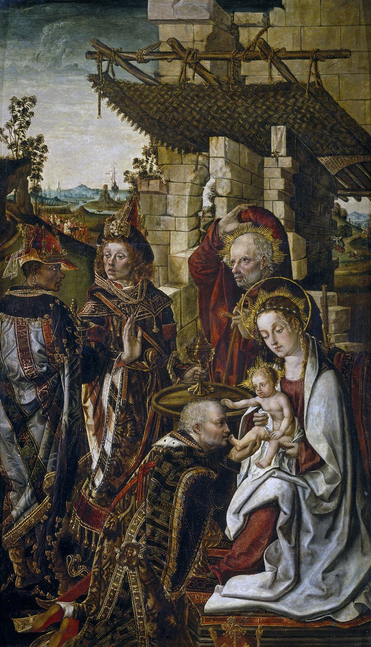 Klanění tří králů, c. 1490-1499 od Osona