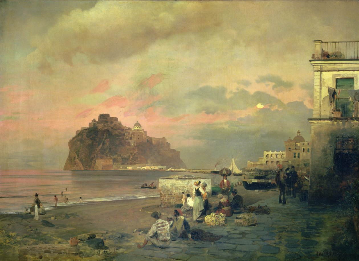 Ischia, 1884 od Oswald Achenbach