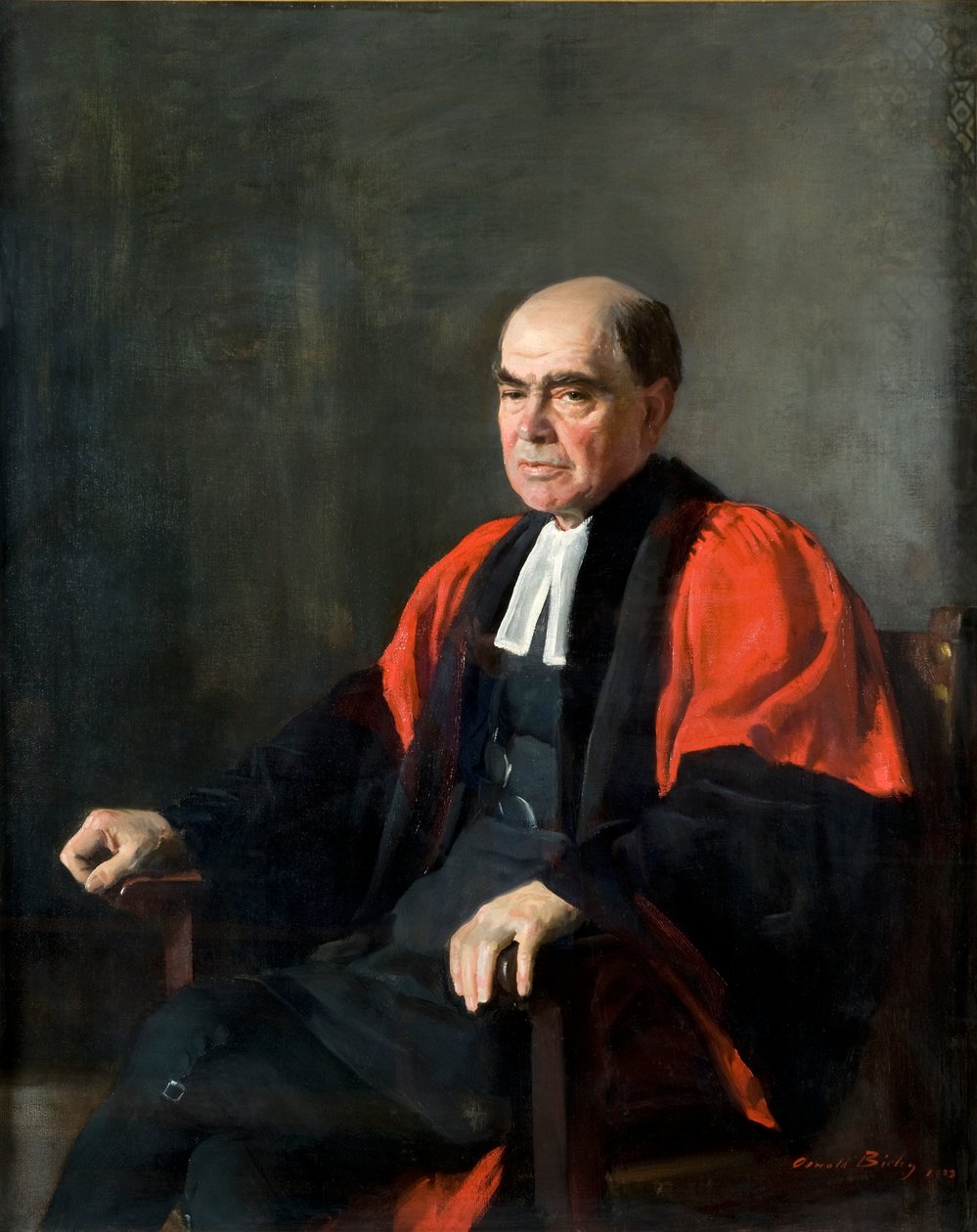 Hastings Rashdall (olej na plátně) od Oswald Hornby Joseph Birley