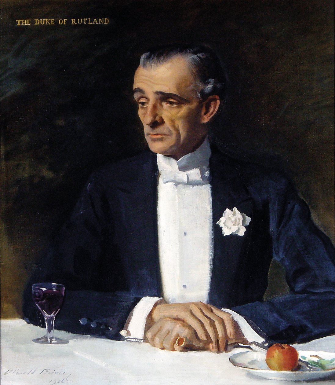 John Manners, 9. vévoda z Rutlandu od Oswald Hornby Joseph Birley