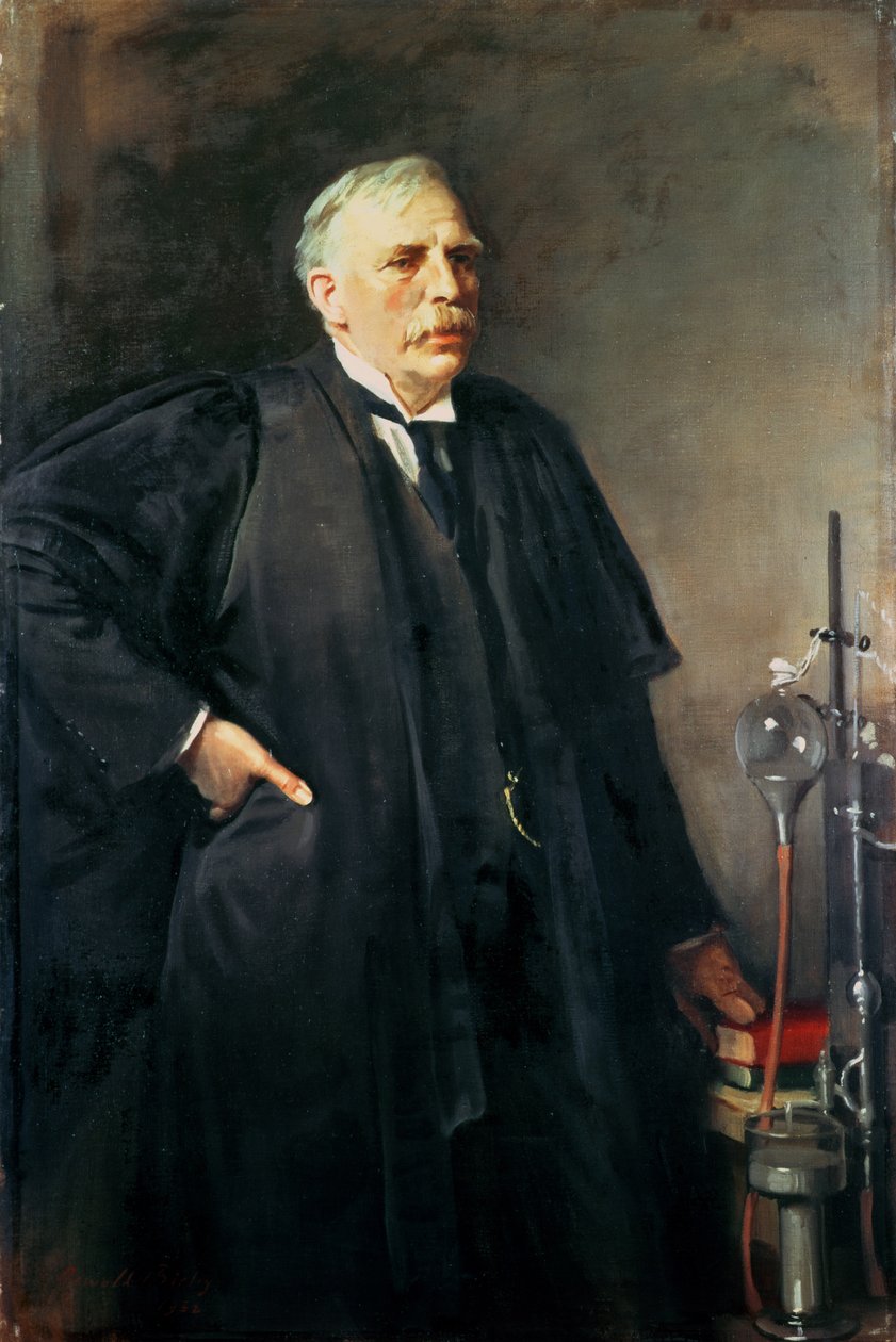 Portrét Ernesta Rutherforda (1871-1937) 1932 (olej na plátně) od Oswald Hornby Joseph Birley