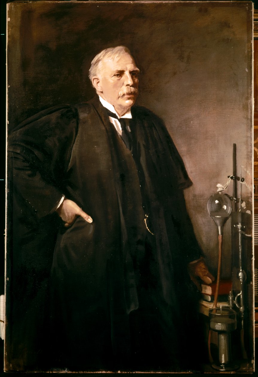 Portrét Ernesta Rutherforda od Oswald Hornby Joseph Birley