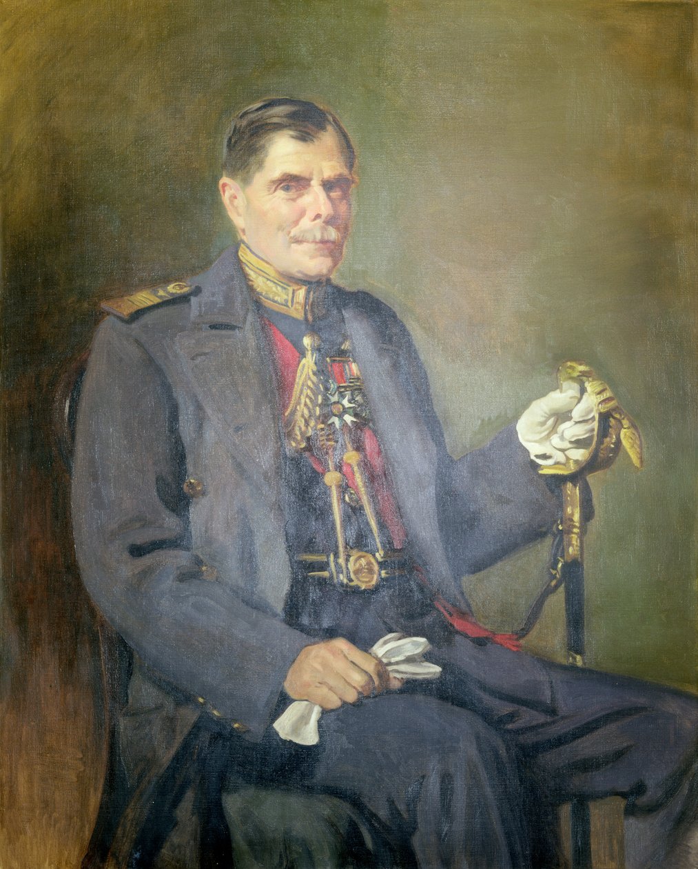 Vikomt Trenchard, maršál letectva v letech 1919-29 od Oswald Hornby Joseph Birley