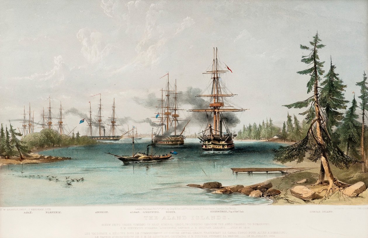 Alandské ostrovy 22. července 1854 1855 od Oswald Walters Brierly