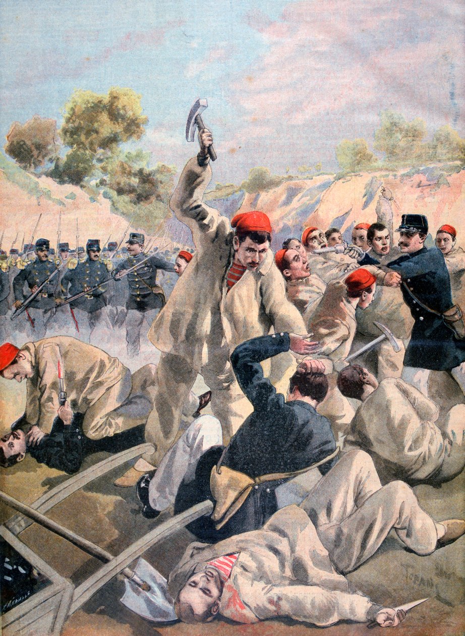 Vzpoura francouzských anarchistů v Guyaně, 1894 od Oswaldo Tofani