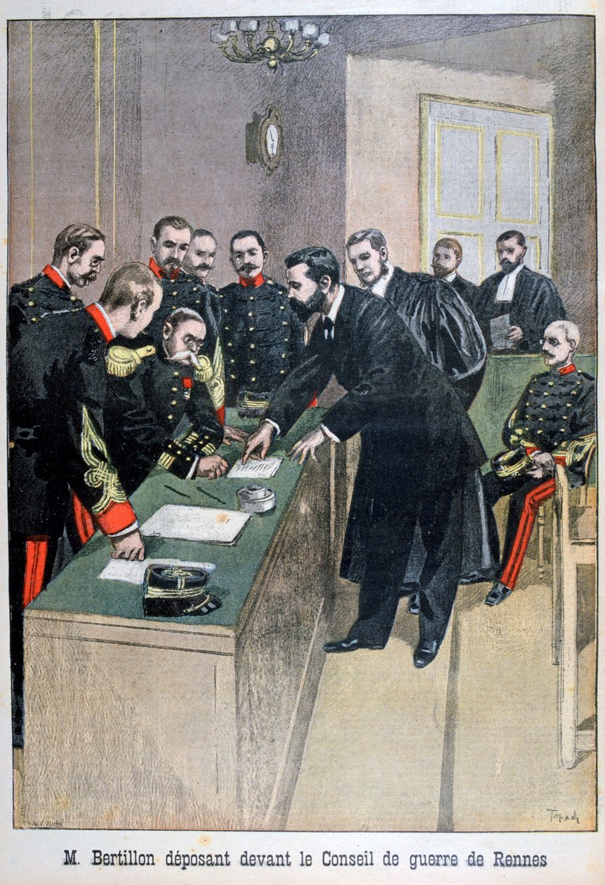 Alphonse Bertillon, francouzský policista, 1899 od Oswaldo Tofani