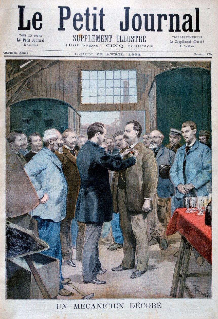 Vyznamenání mechanika, 1894 od Oswaldo Tofani
