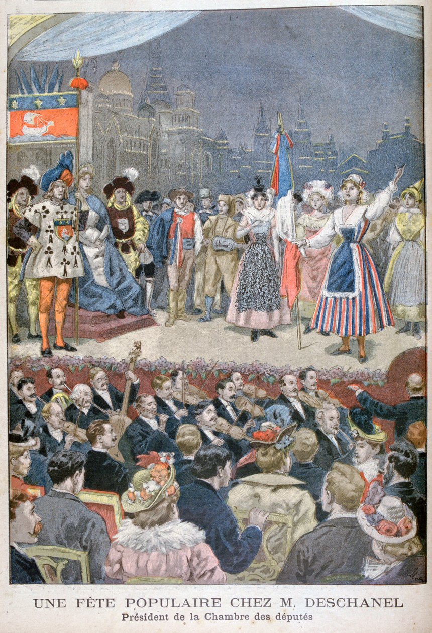Slavnost oblíbená u Paula Deschanela, prezidenta Francie, 1900. od Oswaldo Tofani