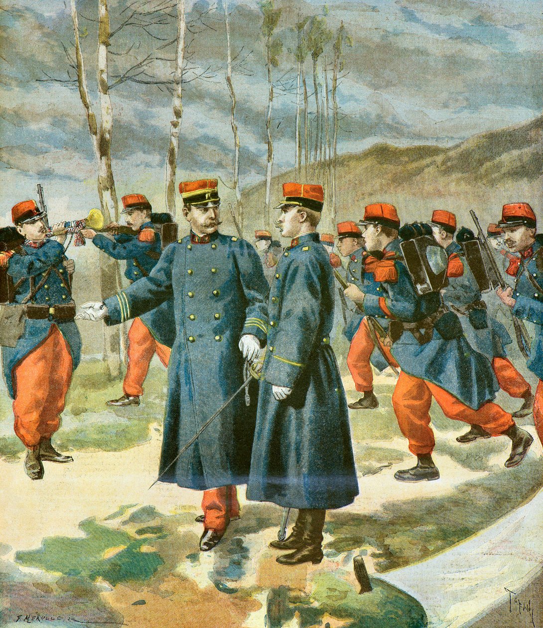 Nové uniformy důstojníků pěchoty od Oswaldo Tofani