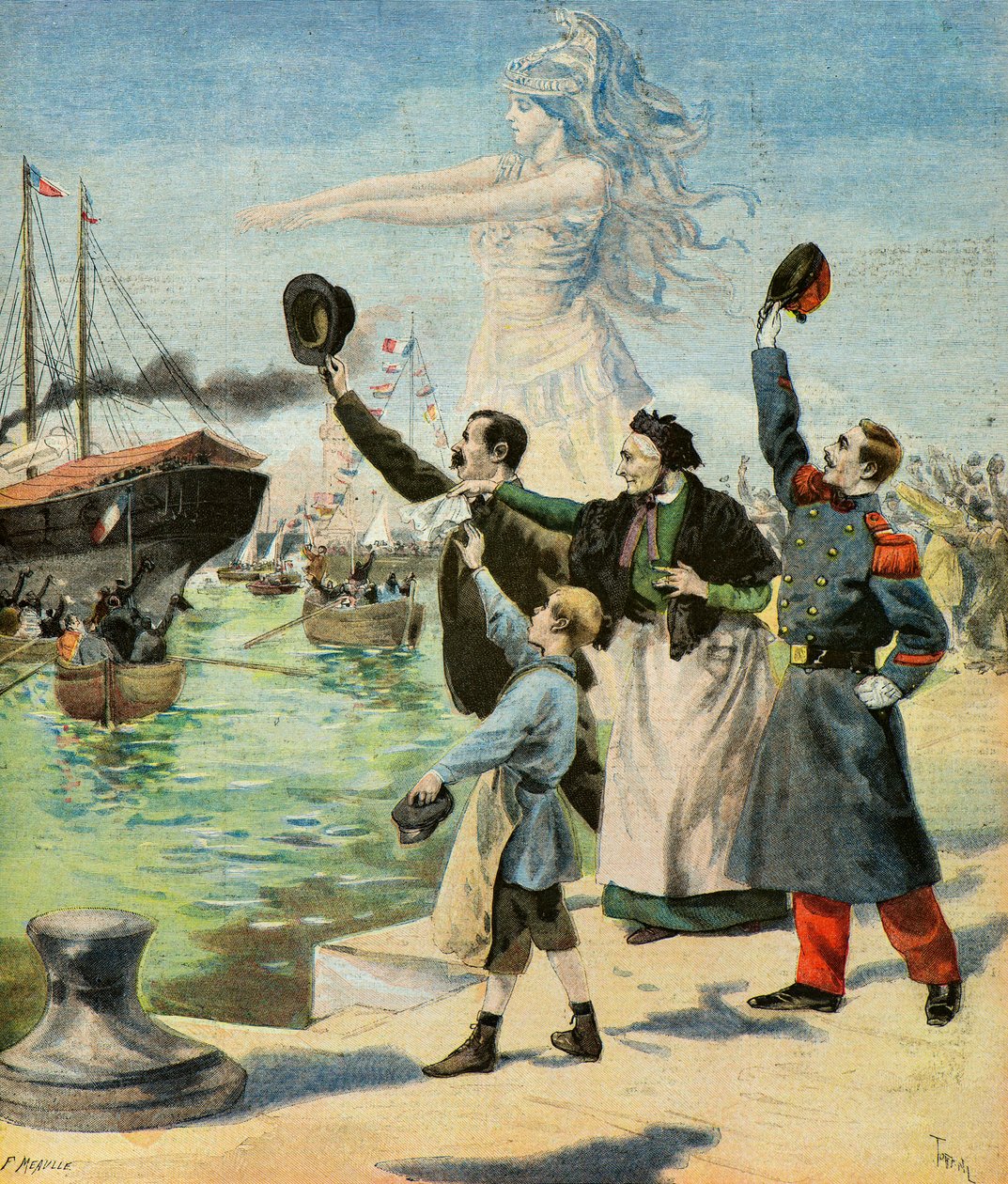 Odjezd expedičního sboru od Oswaldo Tofani