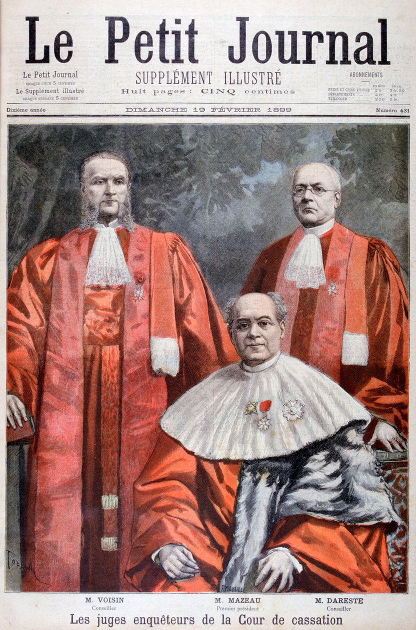 Soudci Nejvyššího odvolacího soudu, Francie, 1899. od Oswaldo Tofani