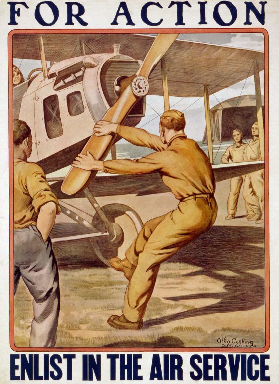 Pro akci, narukovat do letecké služby, 1917-20 od Otho Cushing