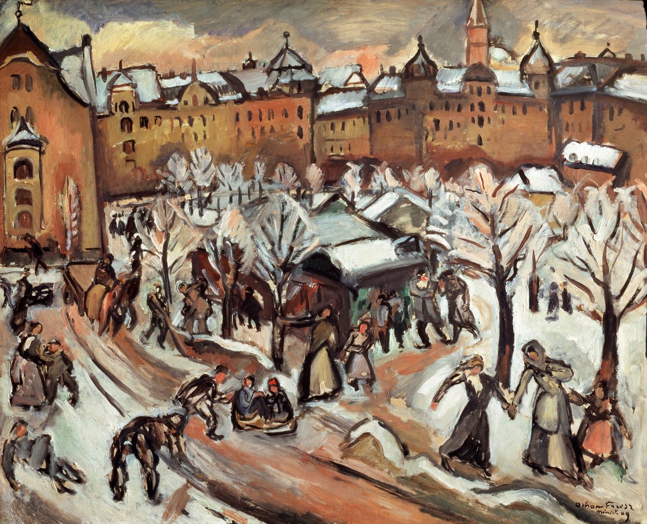 „Sníh v Mnichově“, 1909. od Othon Friesz