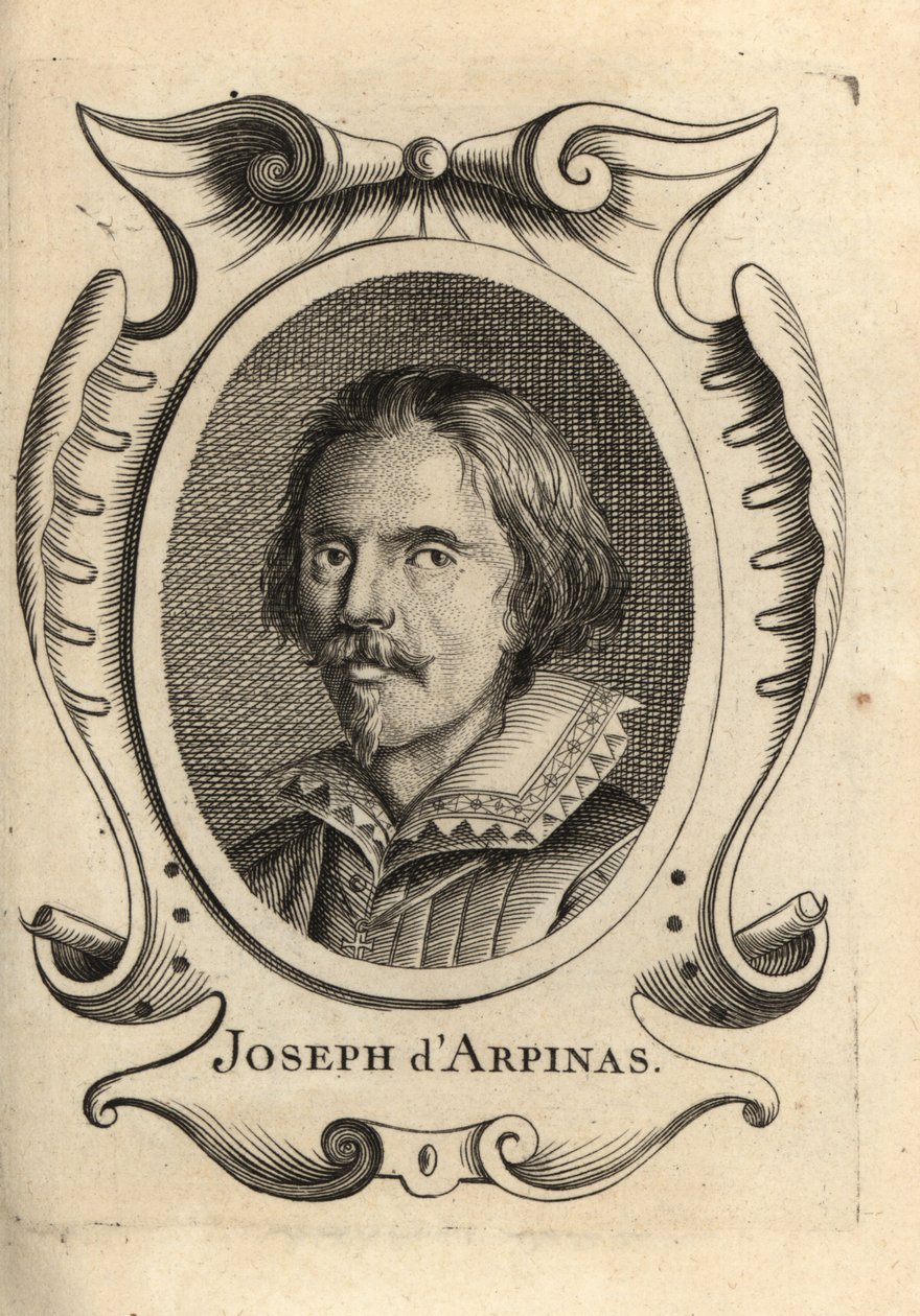 Giuseppe Cesari, italský manýristický malíř. od Ottavio (after) Leoni