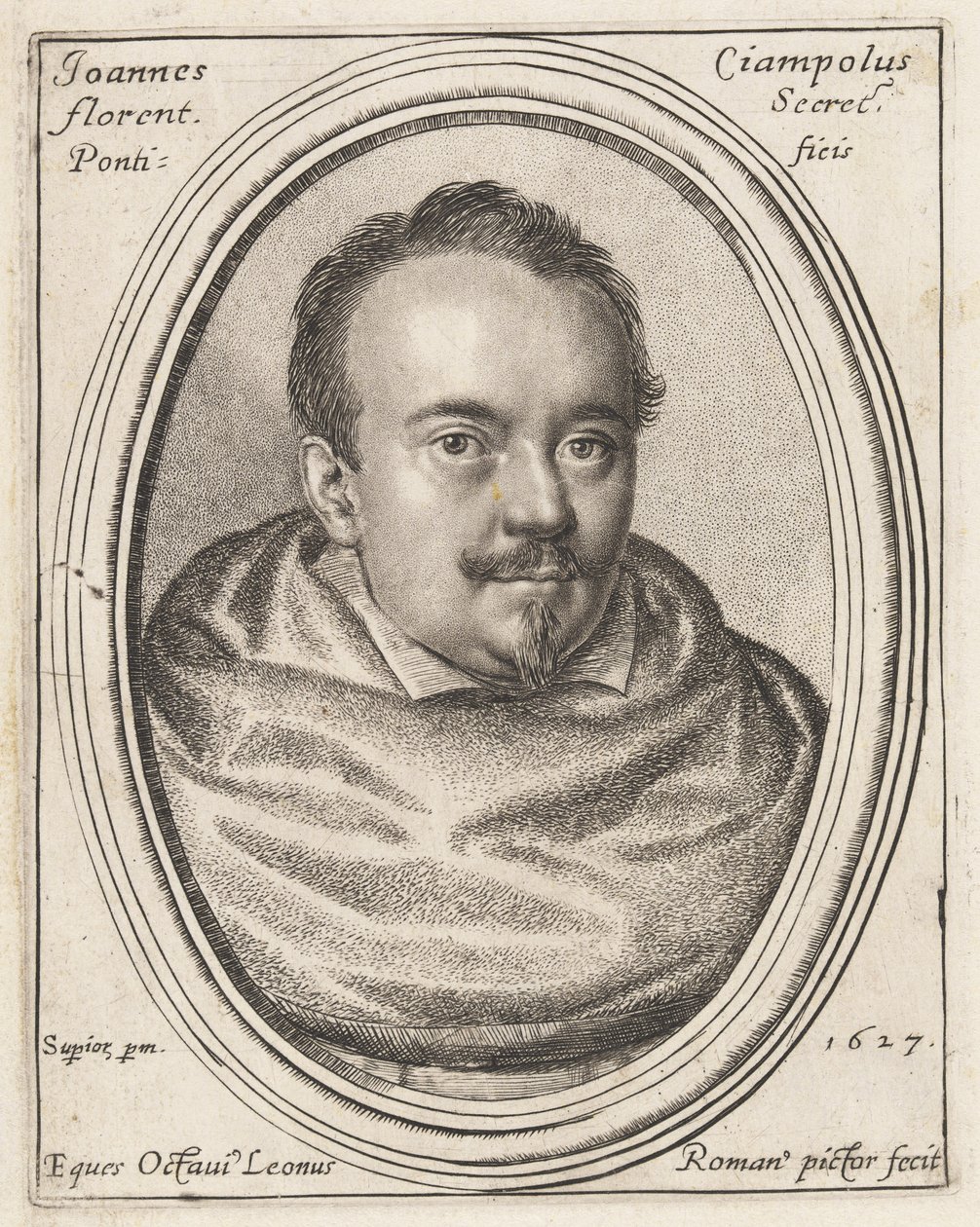 Giovanni Ciampoli, papežský sekretář od Ottavio Leoni