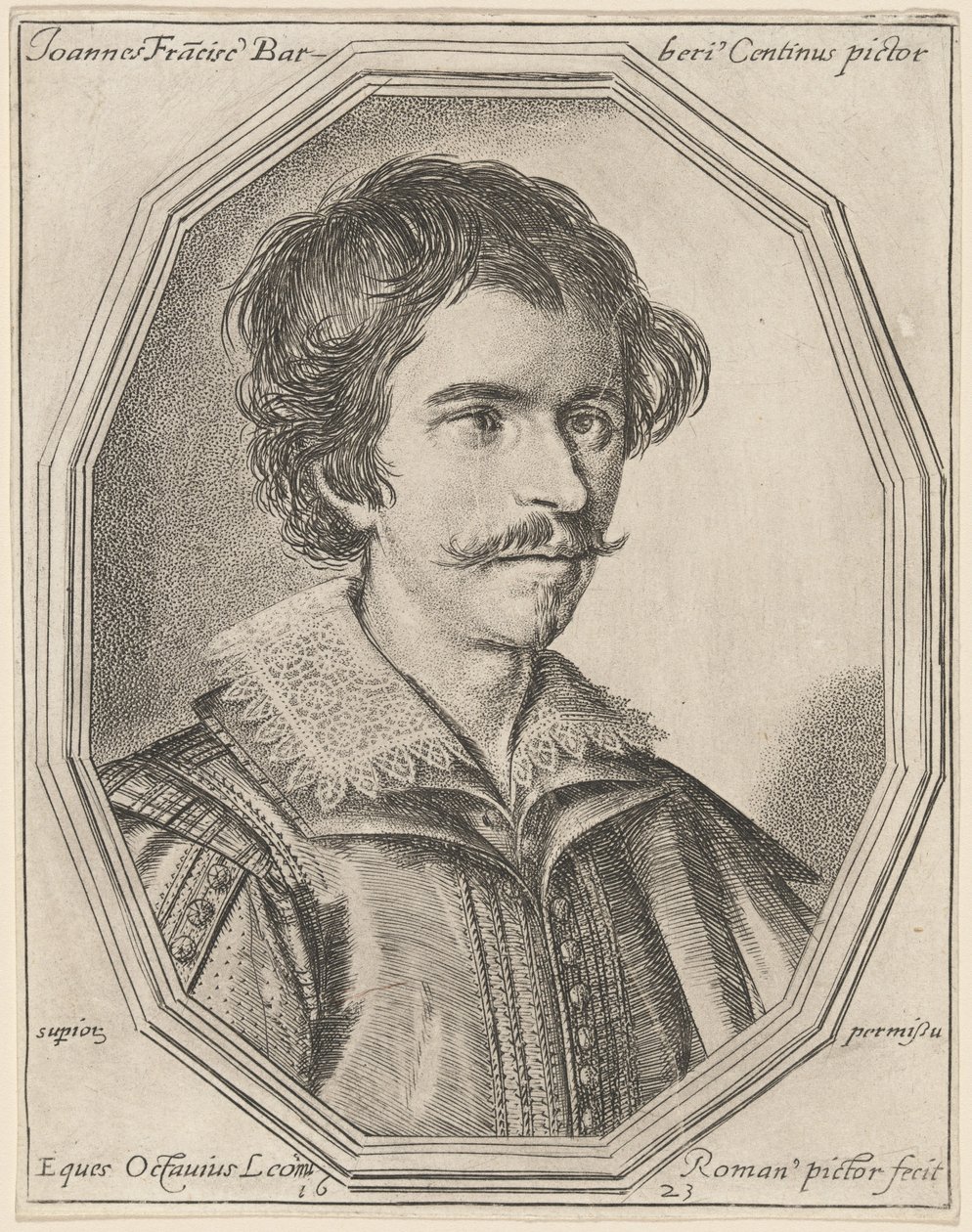 Giovanni Francesco Barbieri, zvaný Guercino od Ottavio Leoni