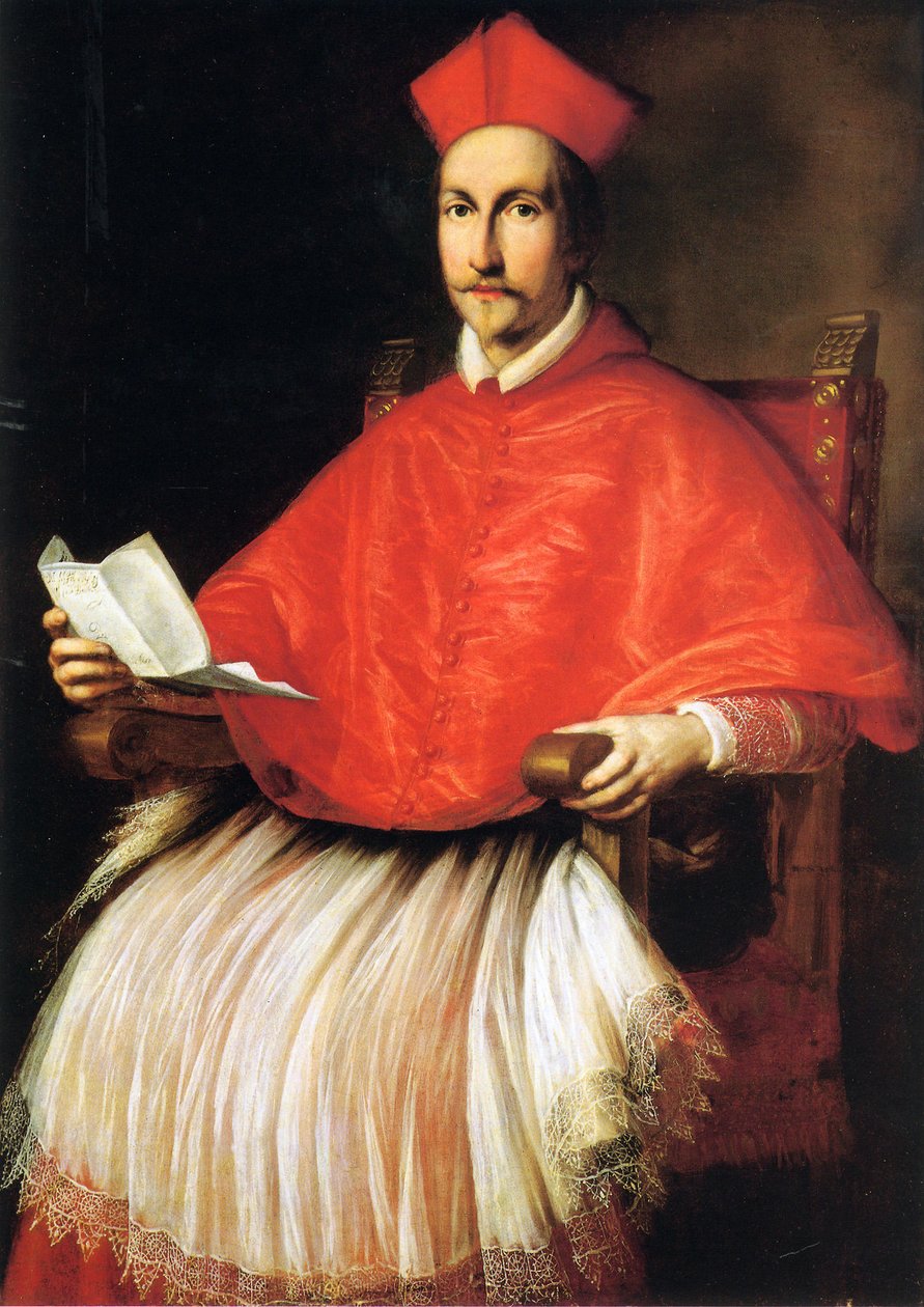 Portrét kardinála Francesca Barberiniho od Ottavio Leoni