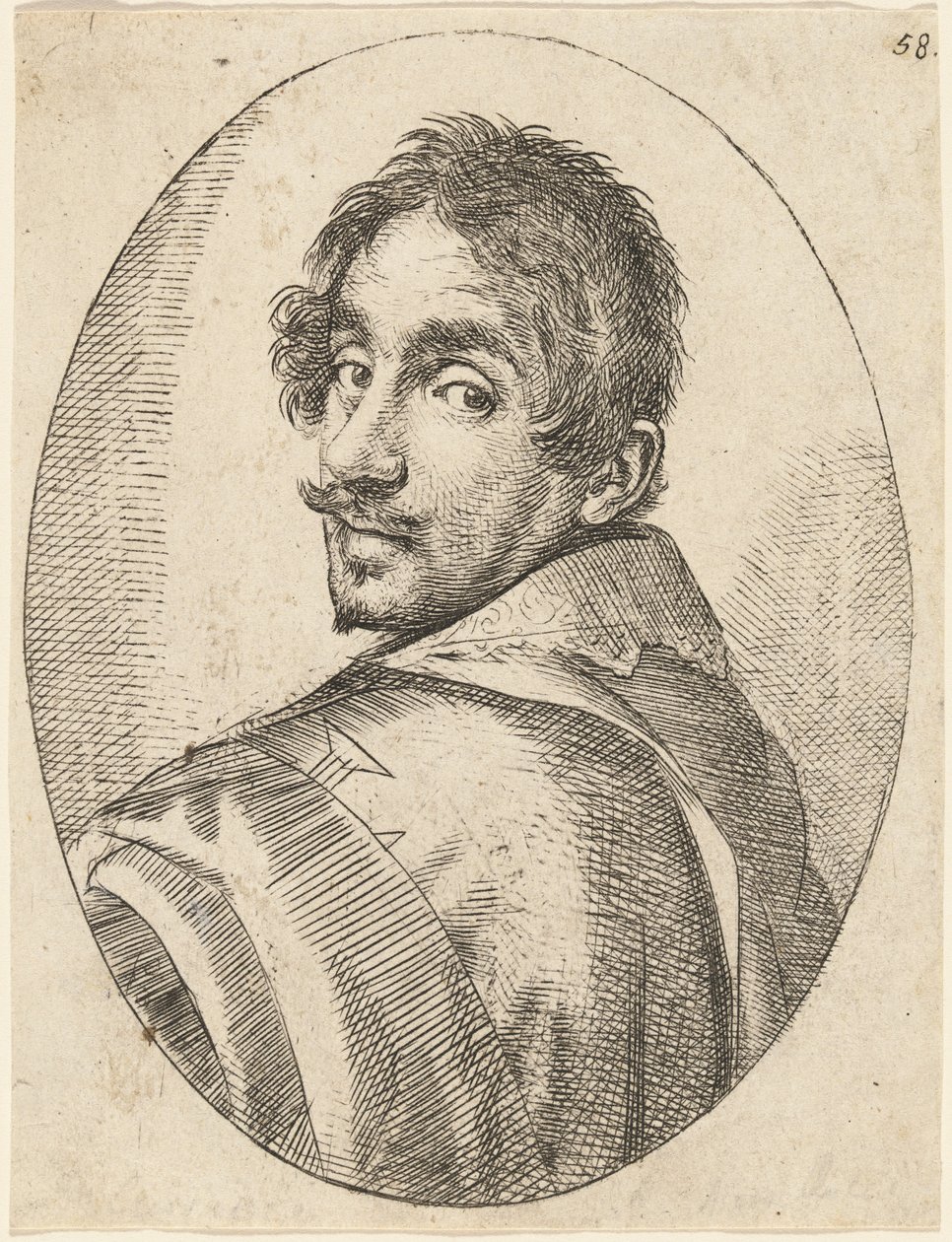 Autoportrét od Ottavio Leoni