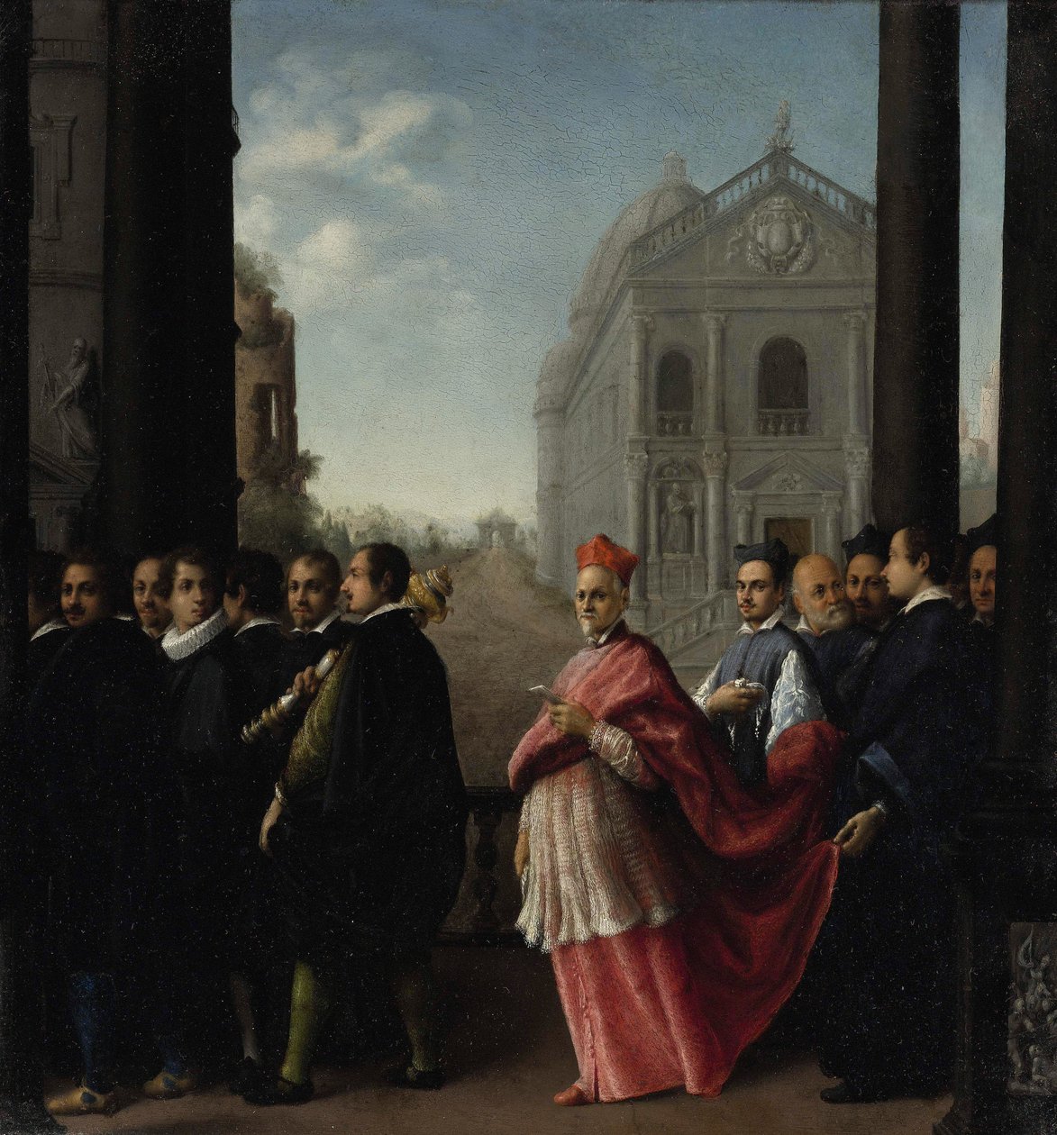 Procesí kardinálů, 1621. od Ottavio Mario Leoni