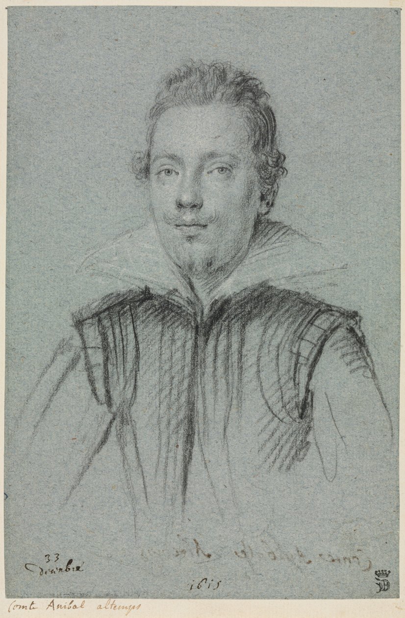 Hrabě Anibal Altemps od Ottavio Mario Leoni