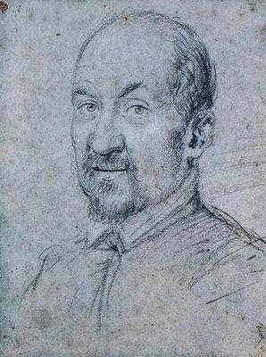 Portrét církevního (tužka na papíře) od Ottavio Mario Leoni