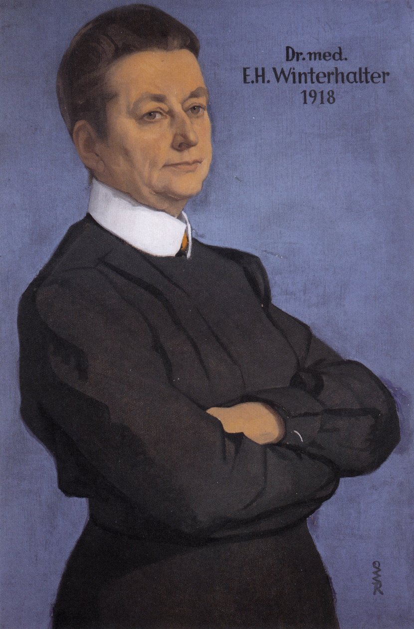 Portrét Dr. med. E. H. Winterhaltera od Ottilie Roederstein