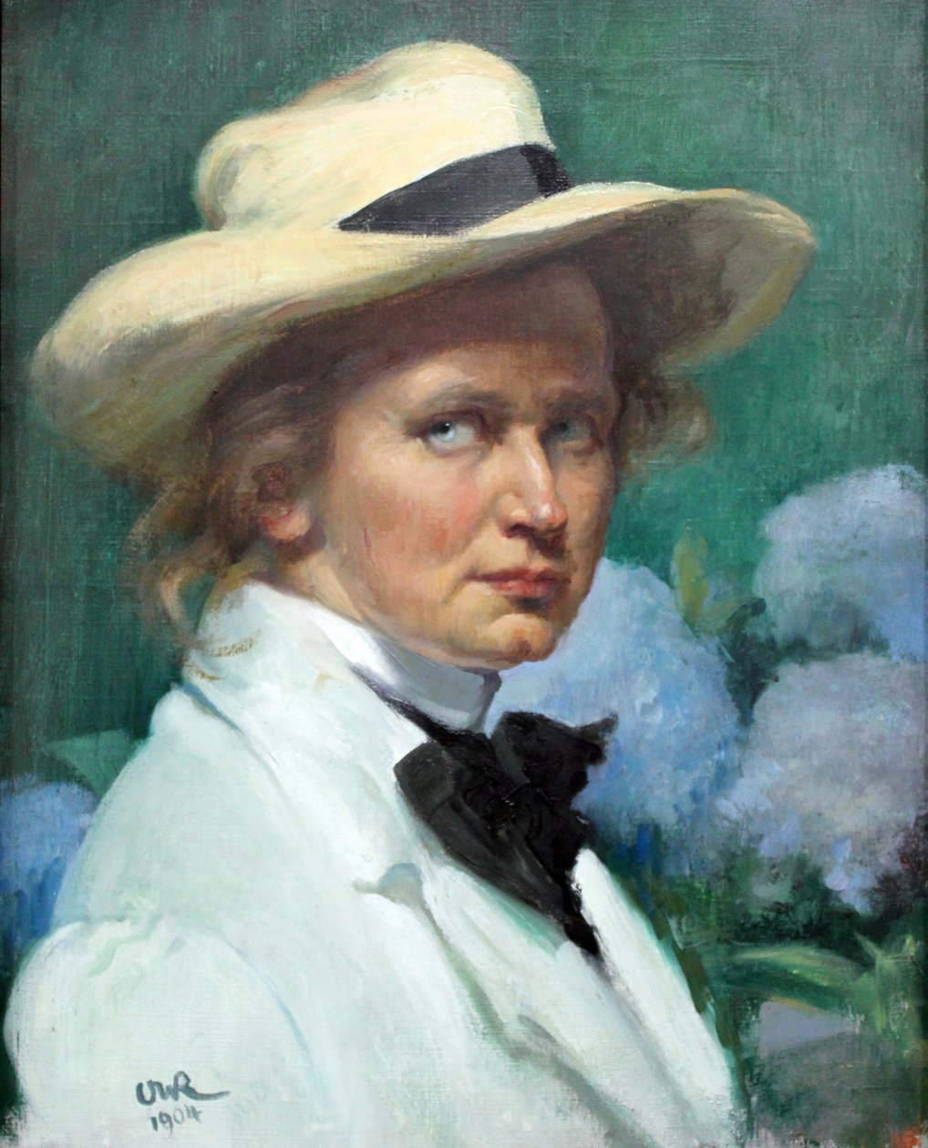 Autoportrét s kloboukem od Ottilie Roederstein