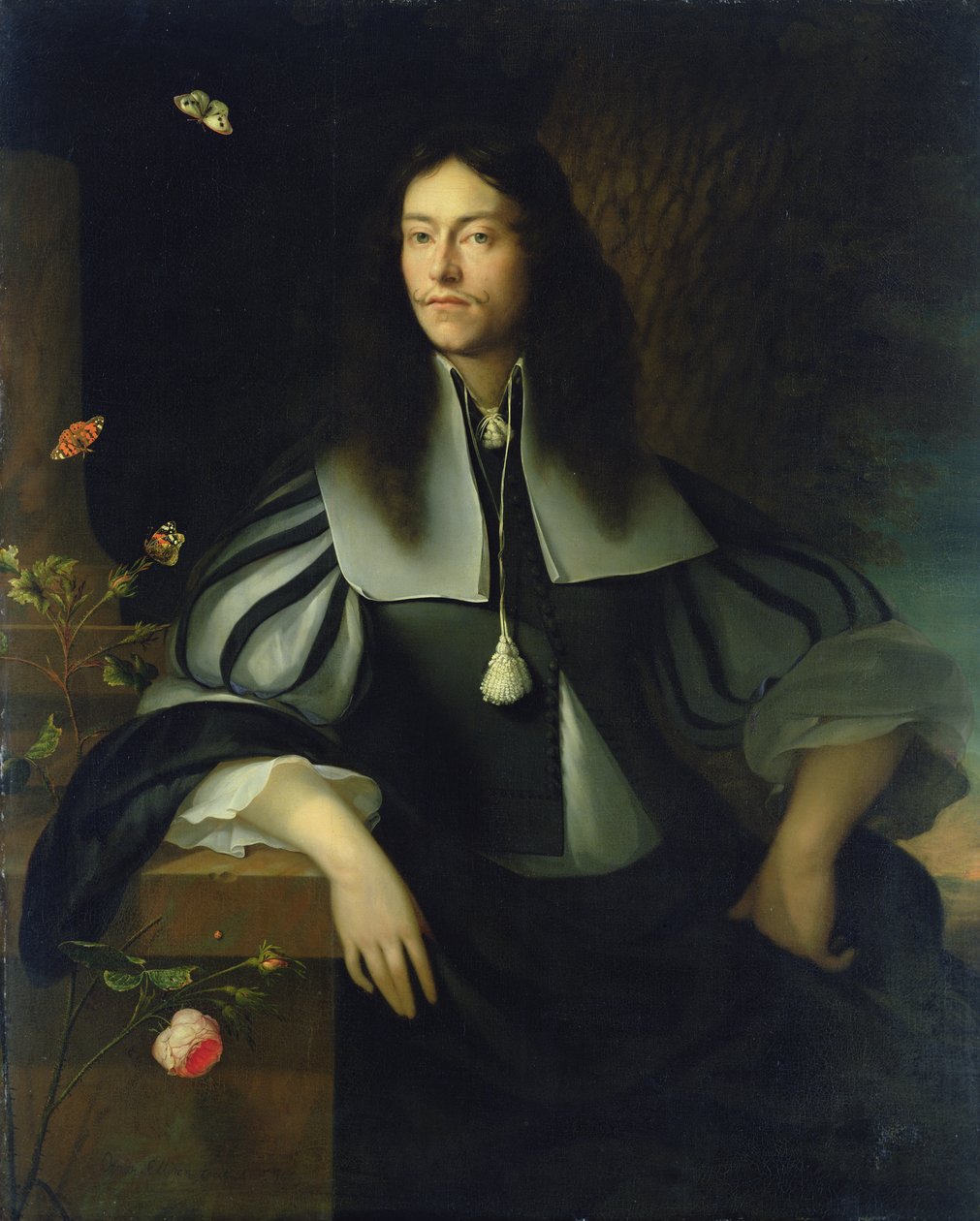 Portrét neznámého gentlemana, 1663 od Ottmar the Elder Elliger