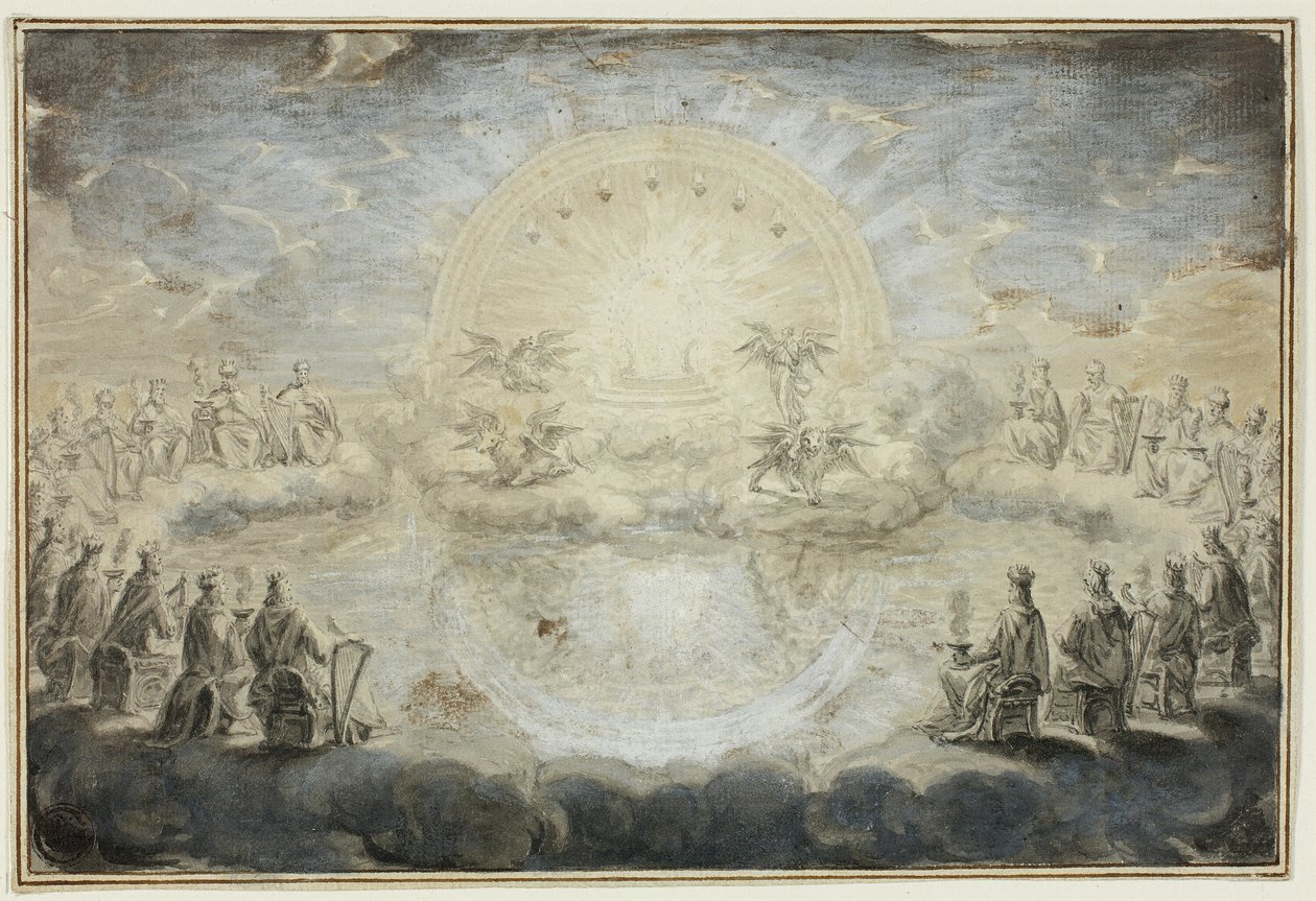 Scéna ze Zjevení od Ottmar Elliger the Younger
