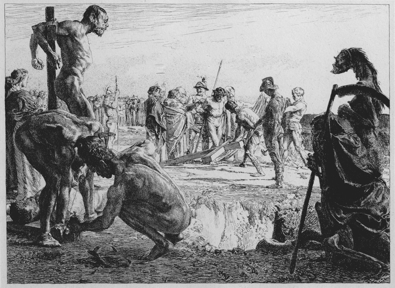 Golgota, 1896 od Otto Greiner